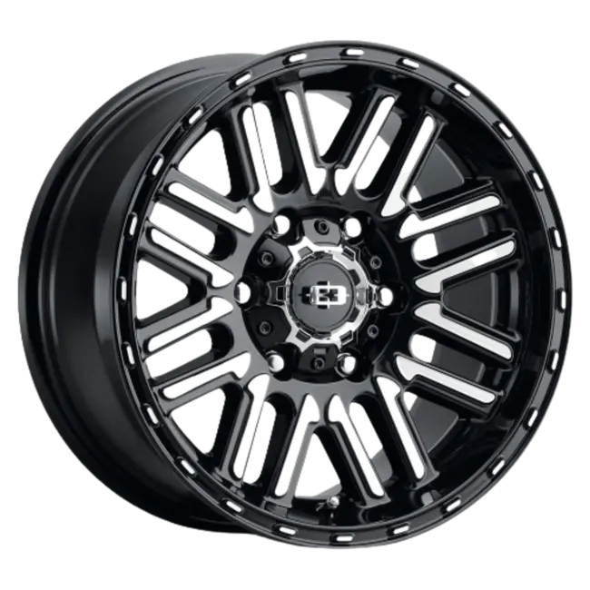 Vision Off-Road 348 Nexus 5x139.7 18x8.5+18 Gloss Black Machined Face