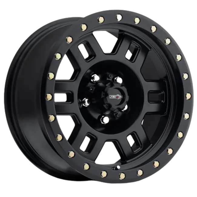 Vision Off-Road 398 Manx 6x139.7 17x8.5+0 Matte Black