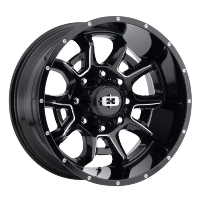 Vision Off-Road 415 Bomb 6x139.7 20x10-25 Gloss Black Milled Spoke