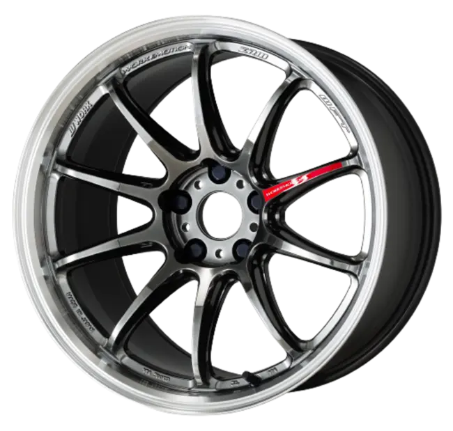 Work Emotion Zr10 5x108 17x9 +32 Glim Black Diamond Rim cut