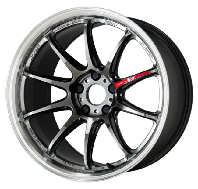 Work Emotion Zr10 5x115 18x9.5 +38 Glim Black Diamond Rim cut