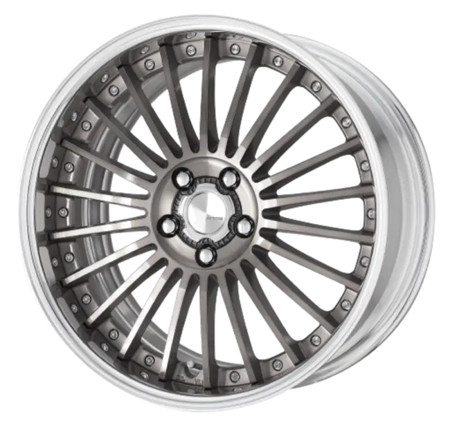 Work Lanvec Lf1 5x114.3 19x8+45 A Disk Trans Gray Polish