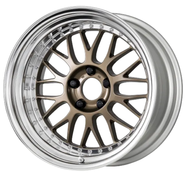 Work Meister M1 3p 5x100 18x10.5+4 R Disk Titanium Gold