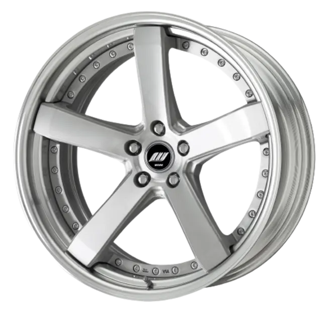 Work Zeast St2 5x100 19x10+22 T Disk Transparent Grey Polish