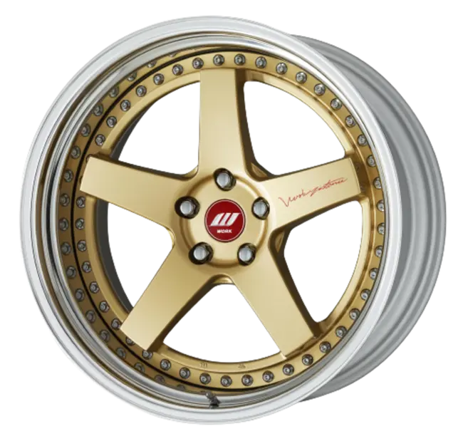 Work Zistance W5s 5x100 19x8.5+-1 r disk Gold