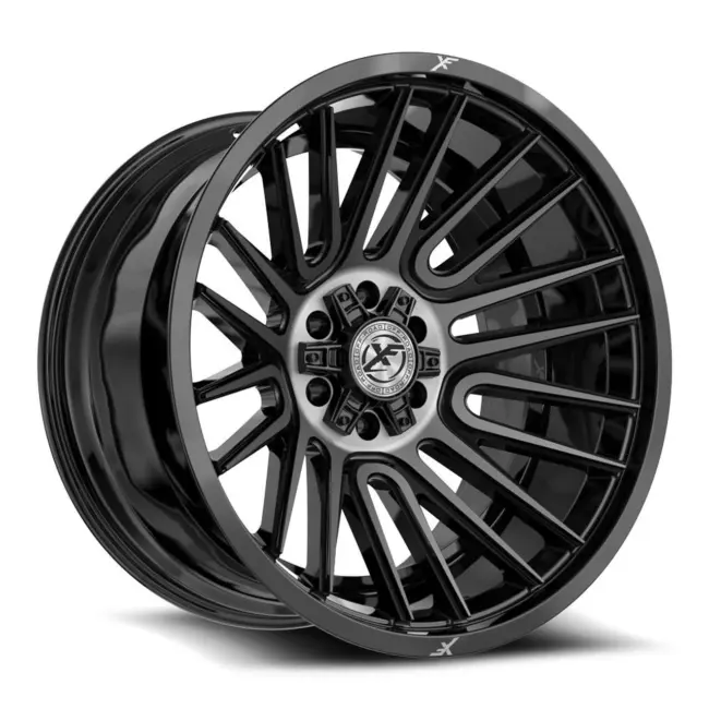 XF Off-Road XF-234 5x127/5x139.7 20x10 -12 Gloss Black & Brushed Double Dark Tint