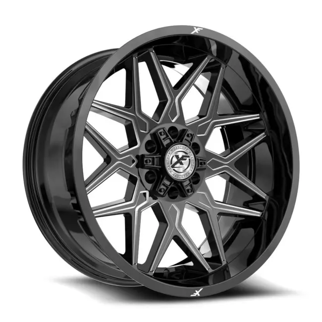 XF Off-Road XF-238 5x127/5x139.7 20x10 -12 Gloss Black & Milled